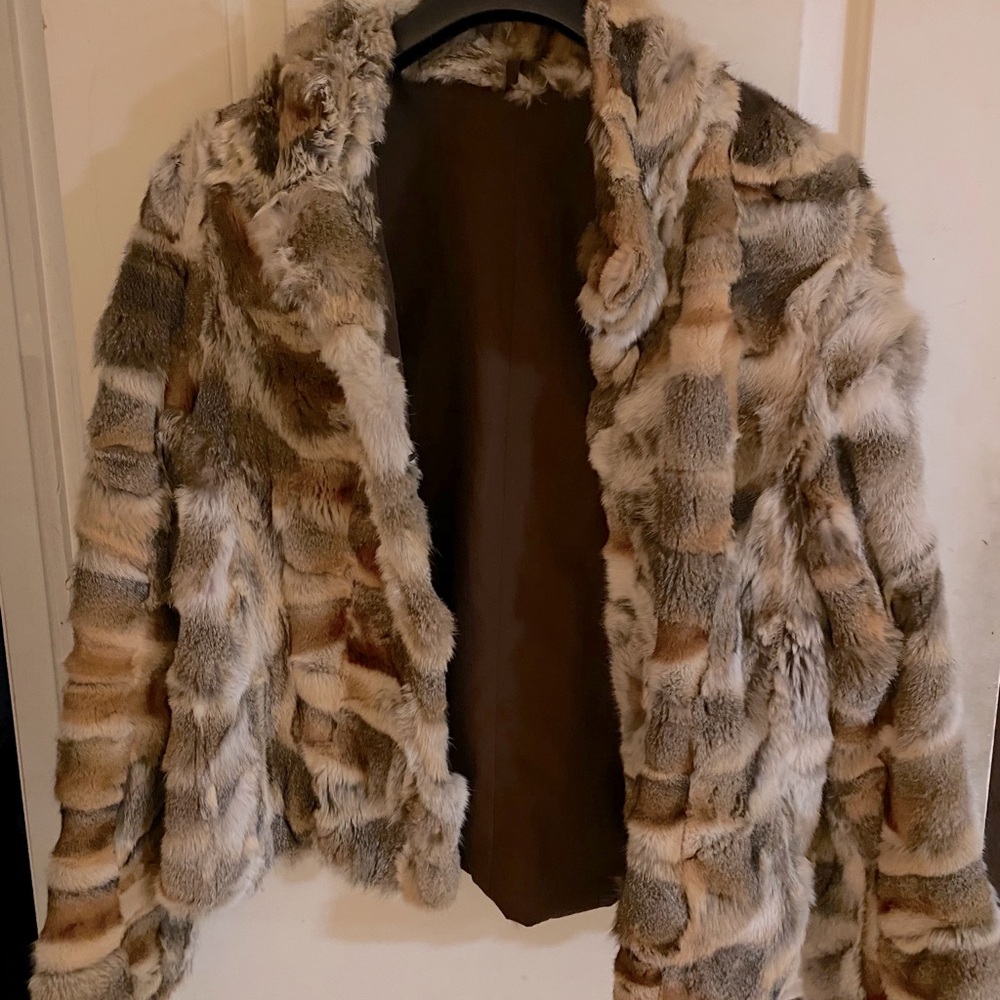 Real Fox fur coat